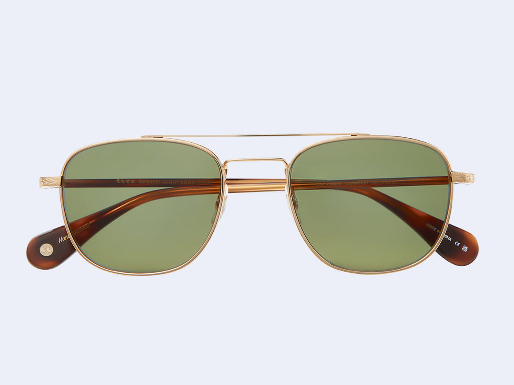 Garrett Leight Clubhouse II Sun (Gold-Spotted Brown Shell)