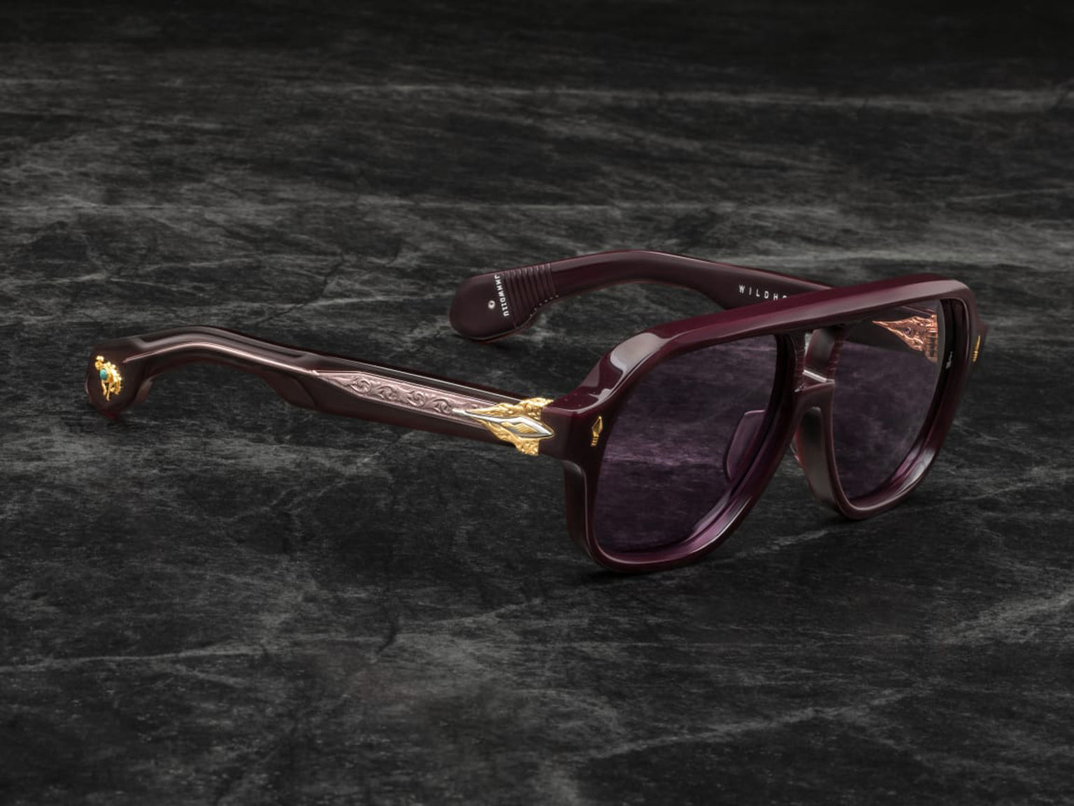 Jacques Marie Mage Wildhorse Sun (Aubergine)