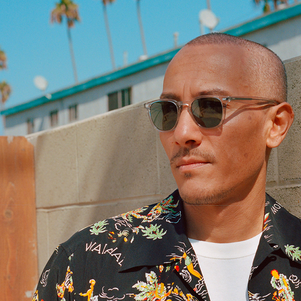 Garrett Leight x Mr. Leight Carman Sunglasses LUCKMAN S – Garrett Leight main image 4