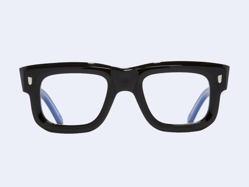 Cutler and Gross 1402 Square (Black On Yellow)