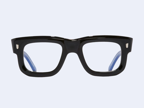 Cutler and Gross 1402 Square (Black On Yellow)