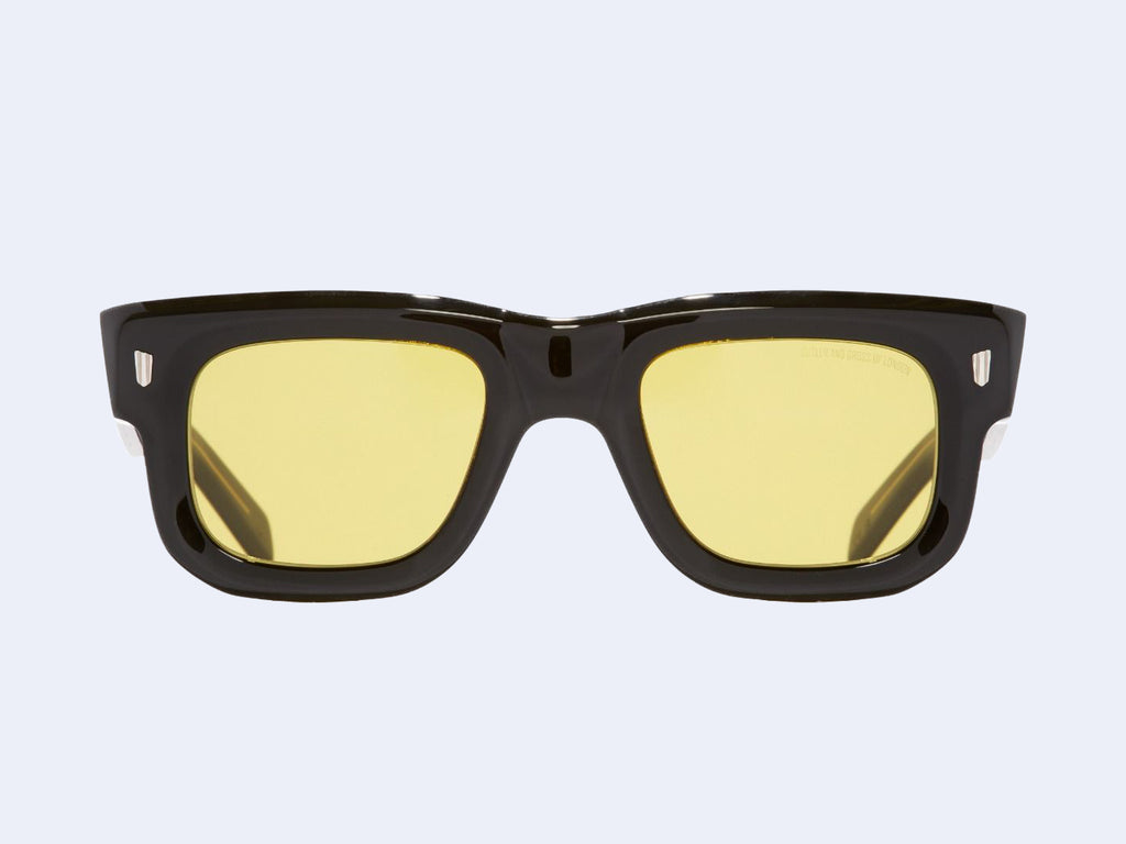 Cutler and Gross 1402 Square Sun (Yellow on Black)