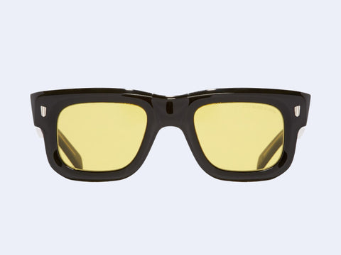 Cutler and Gross 1402 Square Sun (Yellow on Black)