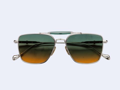 Cutler and Gross Capri Rectangular Sun (The Great Frog: Silver)