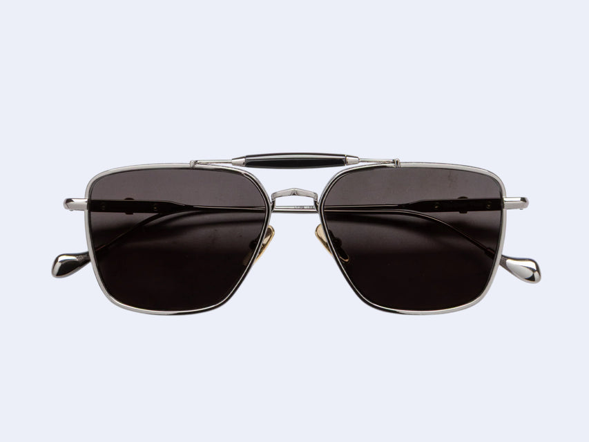 Cutler and Gross Capri Rectangular Sun (The Great Frog: Gun Metal)