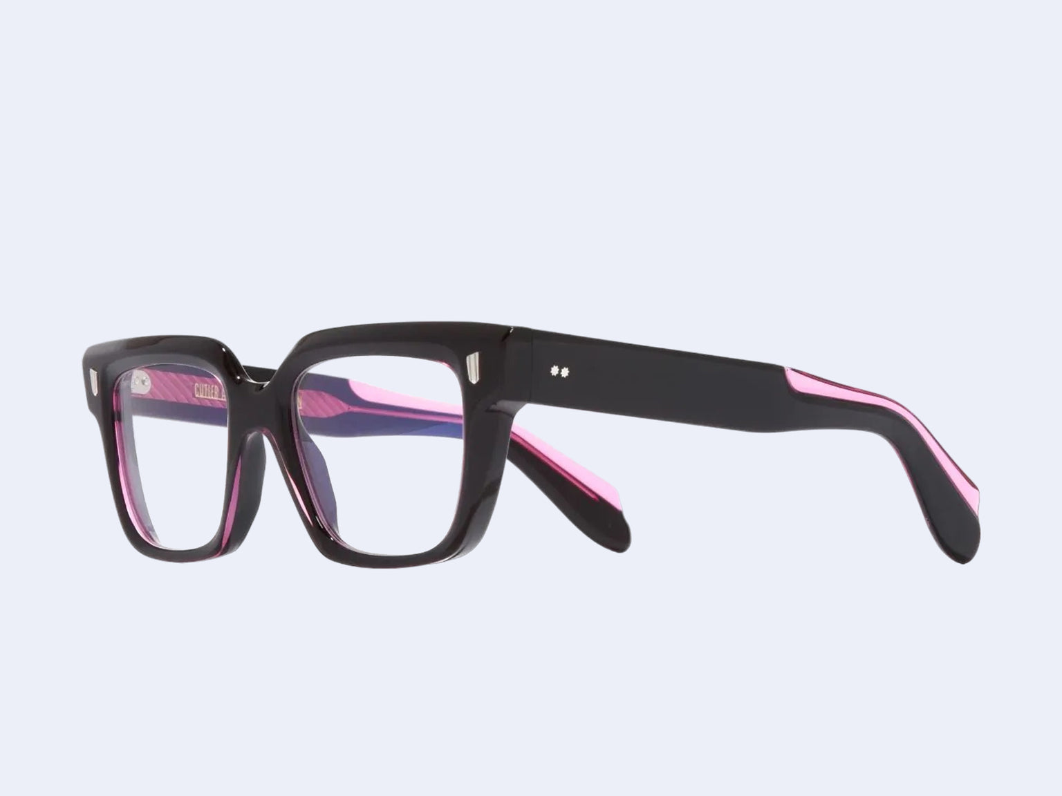 Cutler and Gross 9347 Square (Black On Pink)