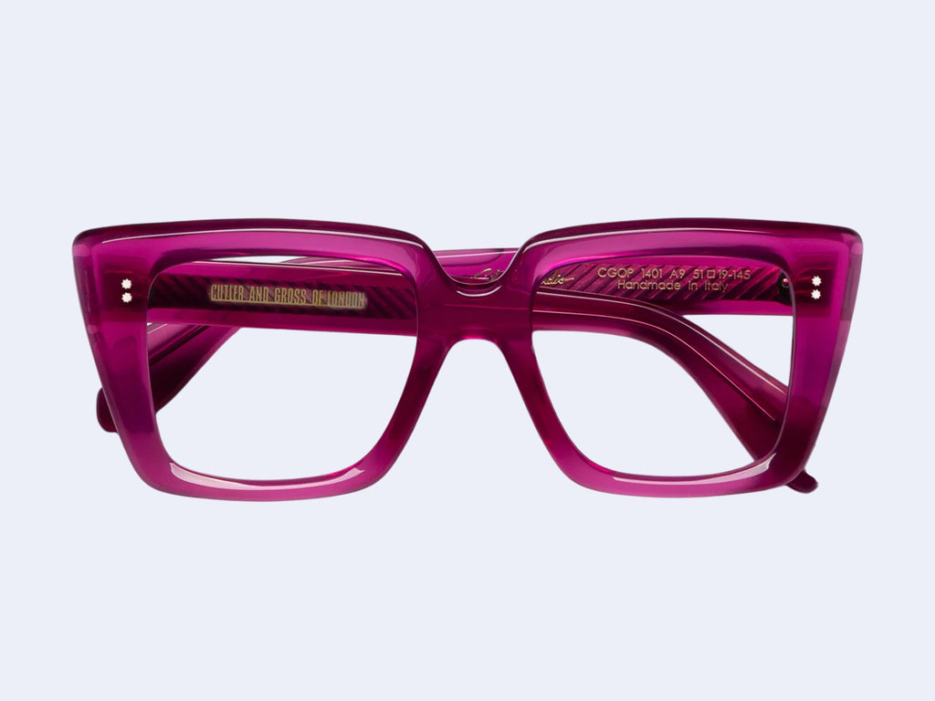 Cutler and Gross 1401 Cat-Eye (Opal Fuchsia)