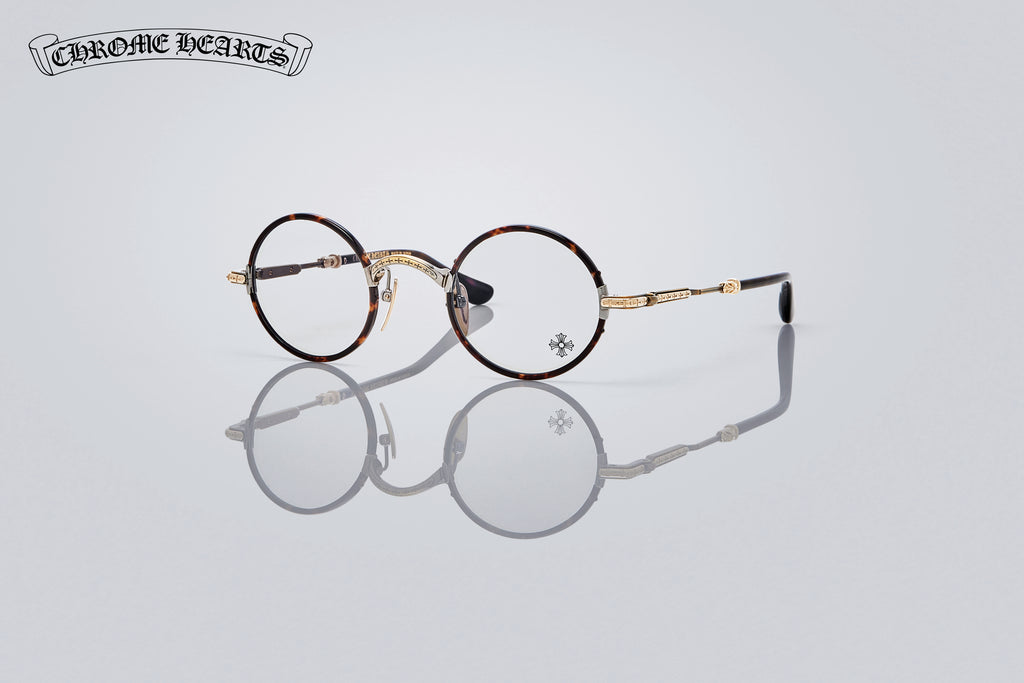 Chrome Hearts Edith F. (Dark Tortoise/Antique Gold)