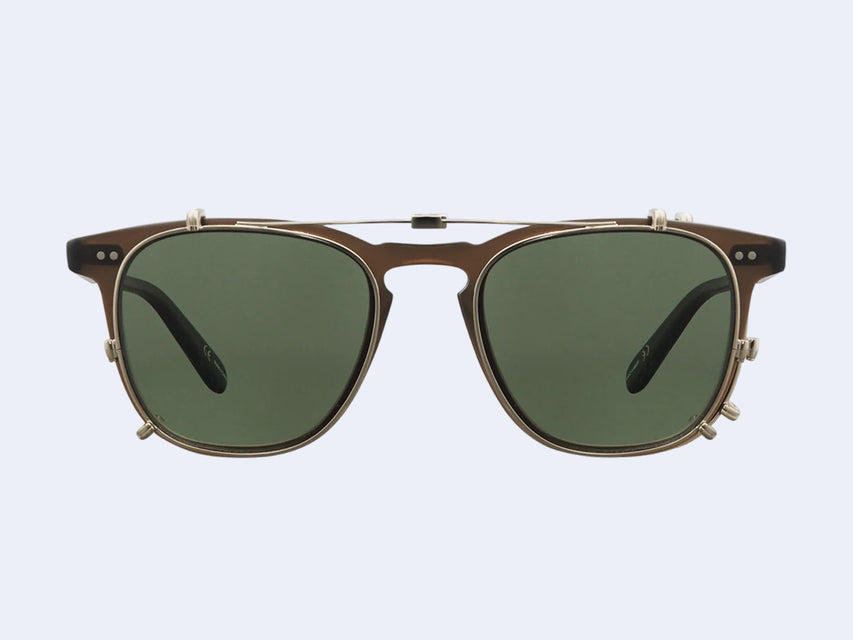 Garrett Leight Brooks Clip (Gold Green)