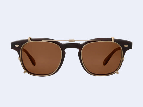 Garrett Leight Sherwood Clip (Antique Gold/Oak)