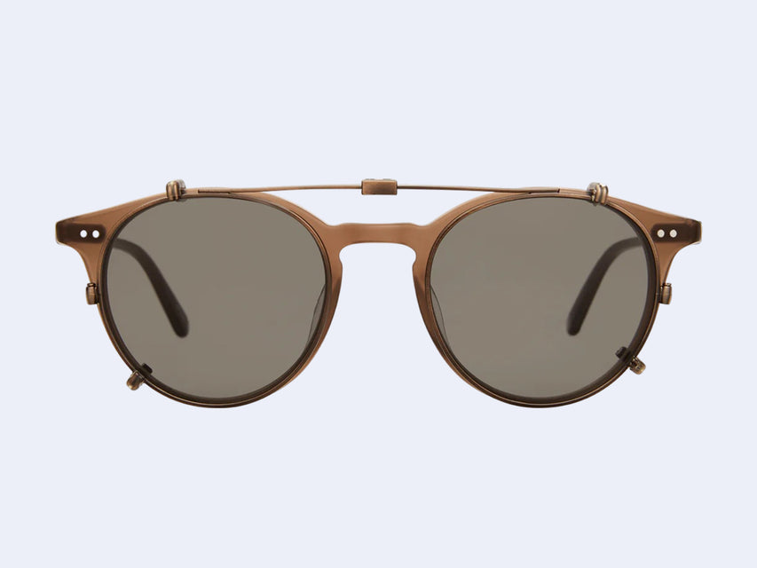 Garrett Leight Clune Clip (Brushed Gold)