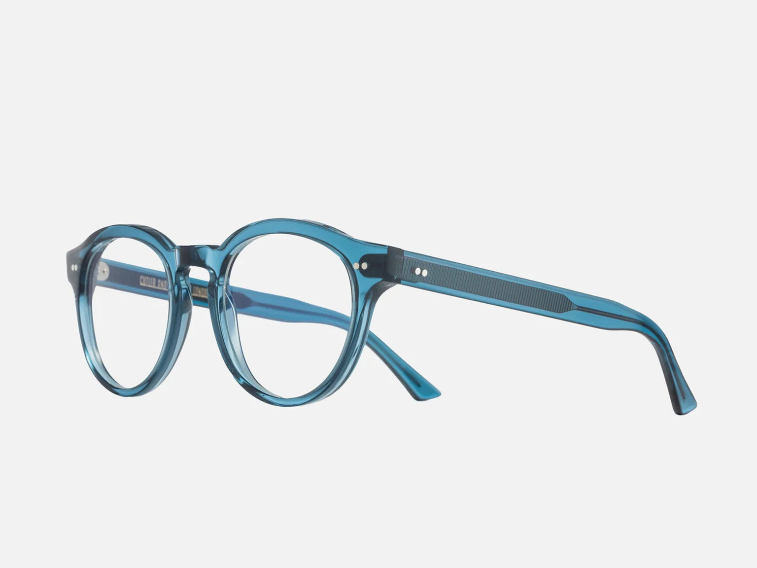 Cutler and Gross 1378 Blue Light Filter Round (Deep Teal)
