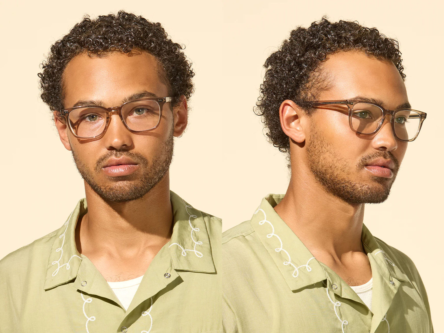 Garrett Leight Earvin (Clay Crystal)