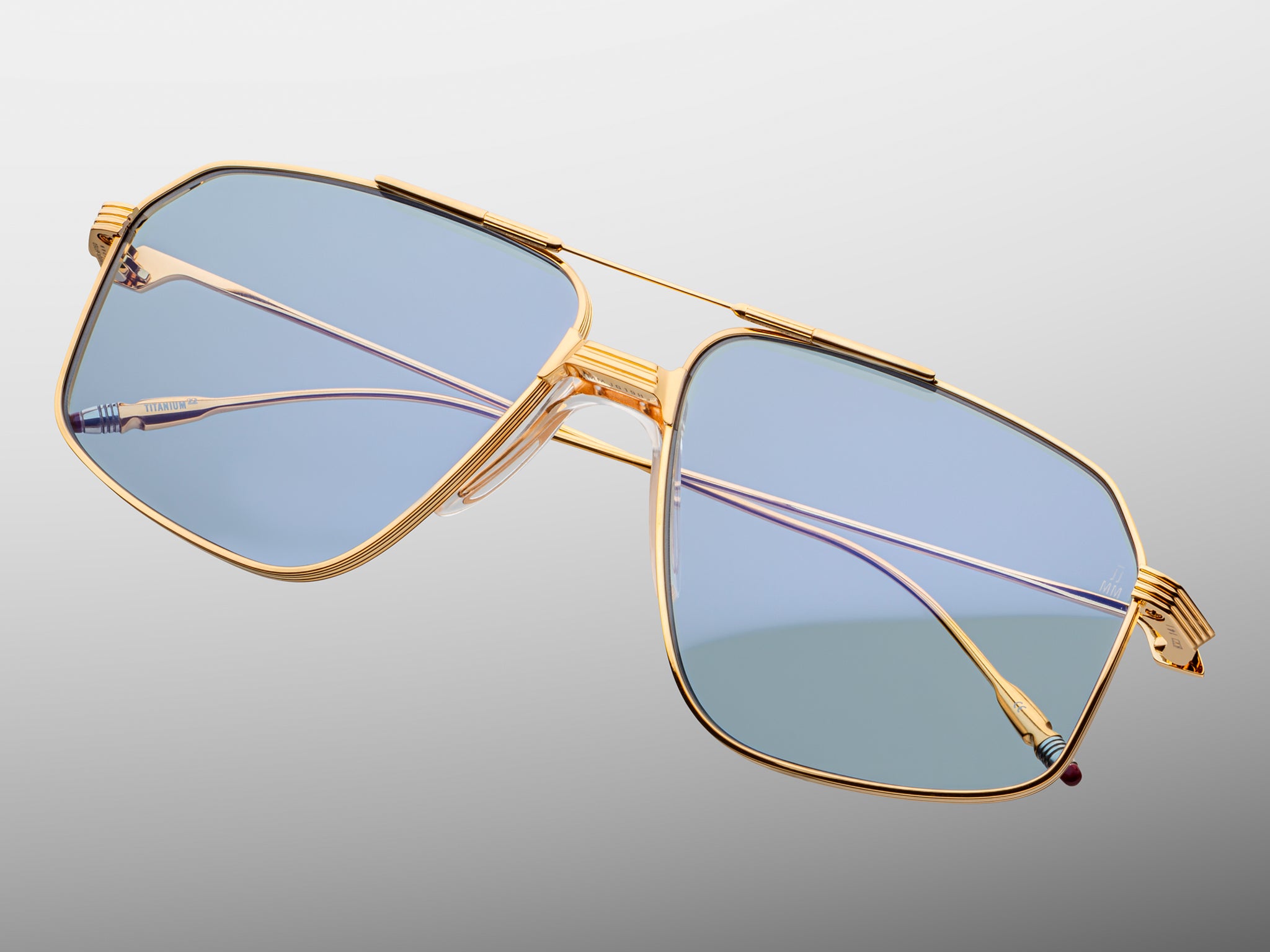 ✨未使用✨JACQUES MARIE MAGE ゴールドシルバー サングラス Jacques Marie Mage Silverton Gold