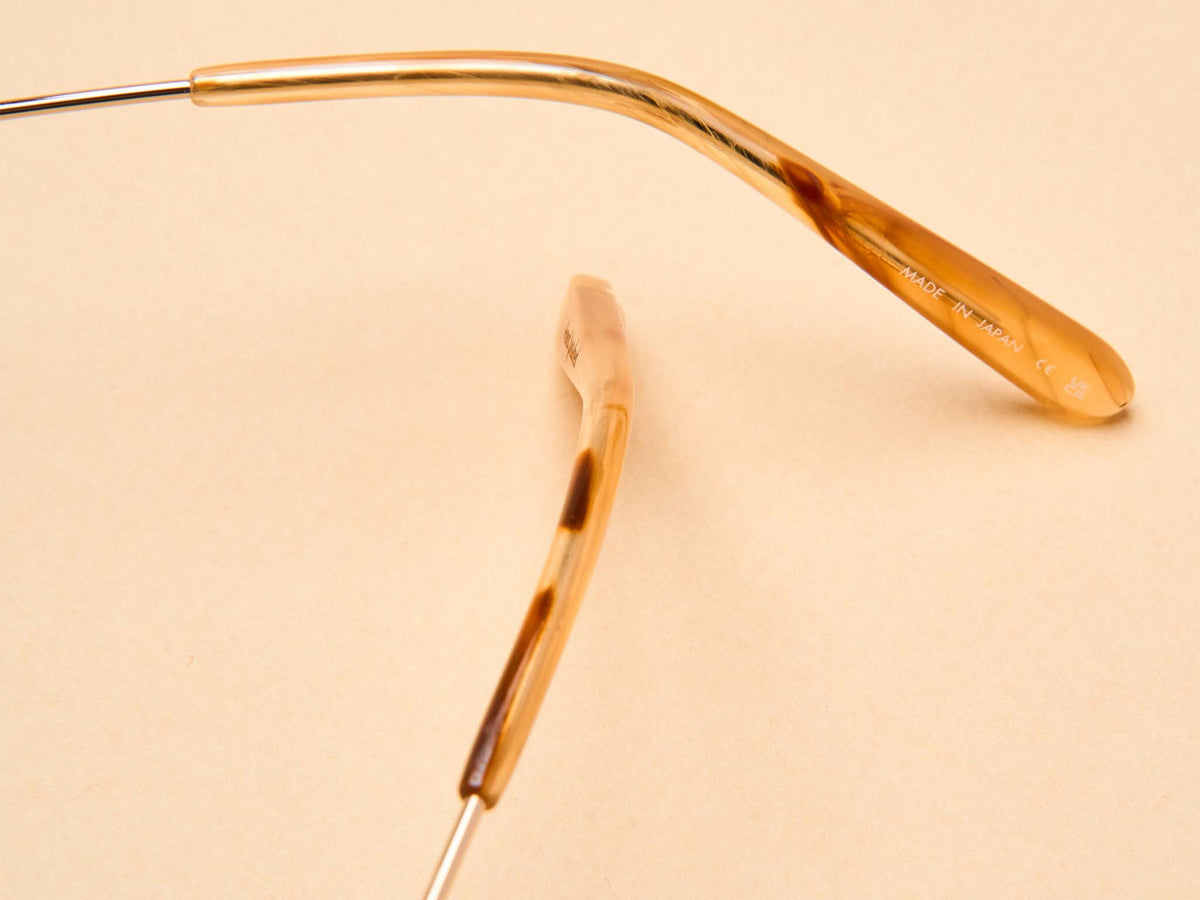 Garrett Leight Kaiser (Gold-Agave Tortoise)