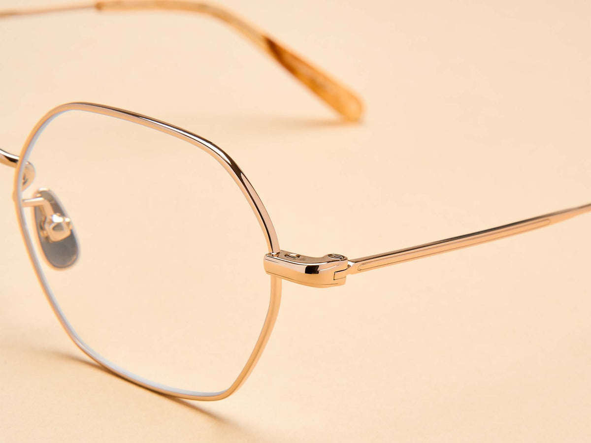 Garrett Leight Kaiser (Gold-Agave Tortoise)