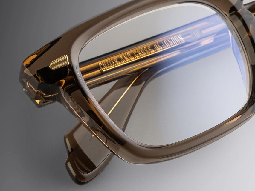 Cutler and Gross 1416 Square (Brown Crystal)