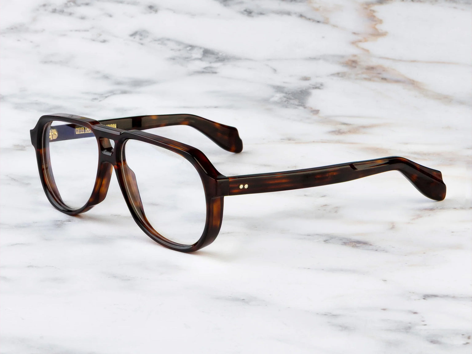 Cutler and Gross 9782 Aviator (Dark Turtle)