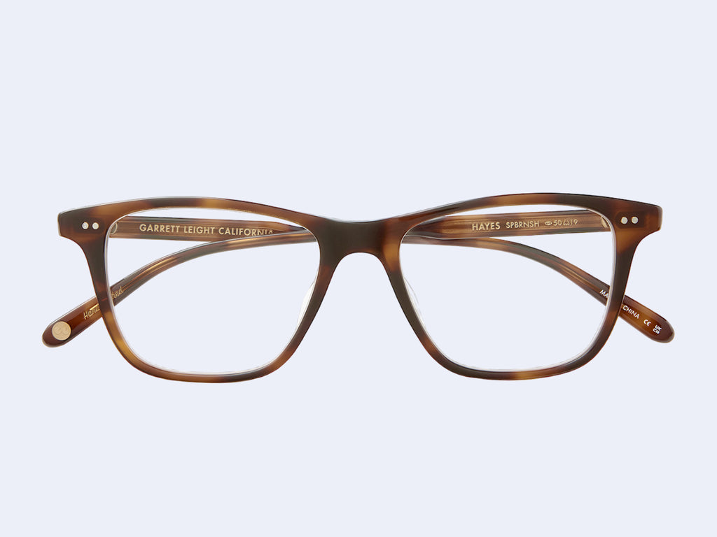 Garrett Leight Hayes (Spotted Brown Shell)