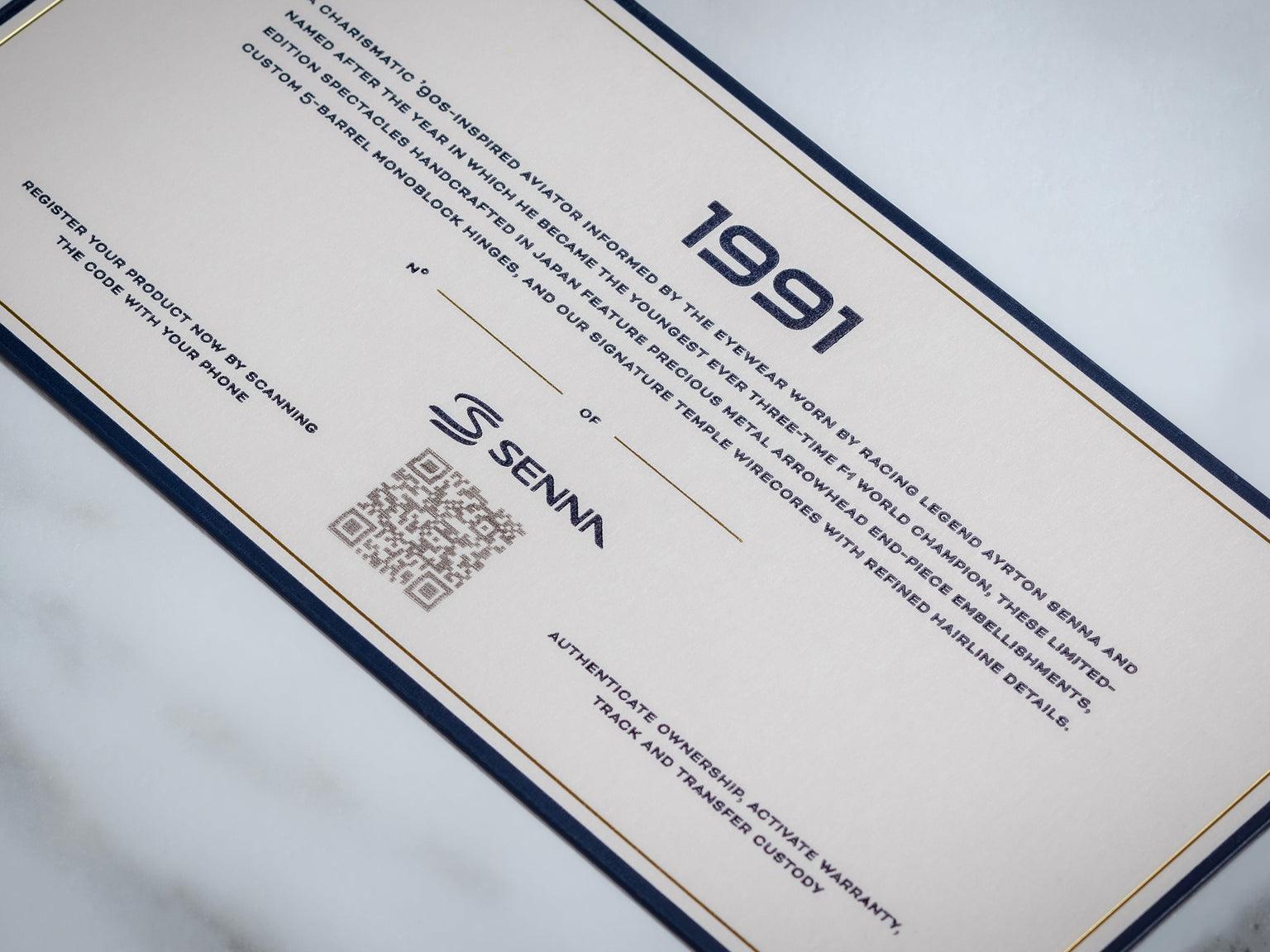 Jacques Marie Mage Ayrton Senna: 1991 Sun (Regal)