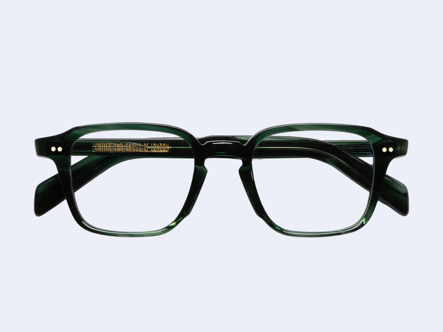 Cutler and Gross GR07 Square (Striped Dark Green)