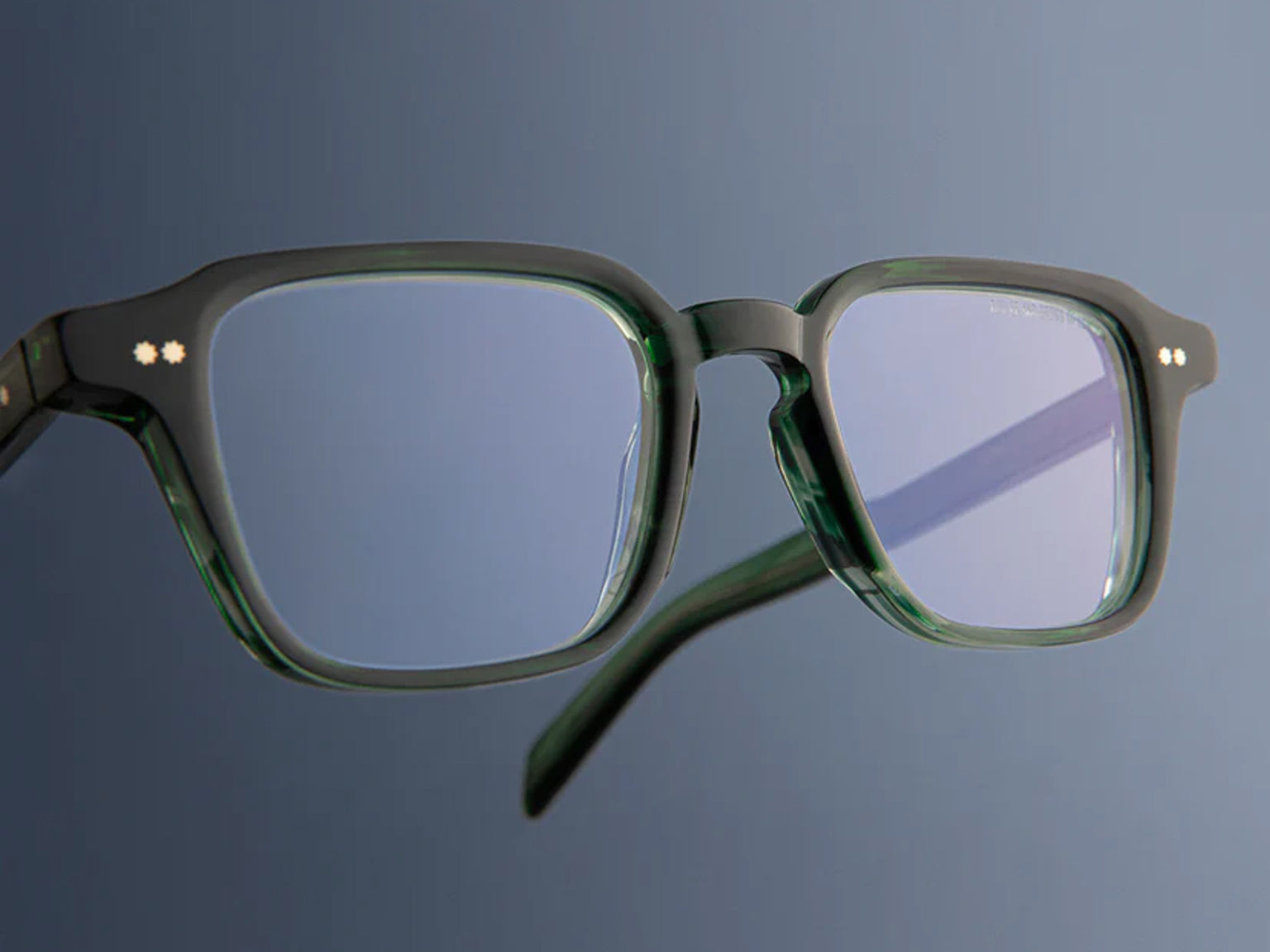 Cutler and Gross GR07 Square (Striped Dark Green)