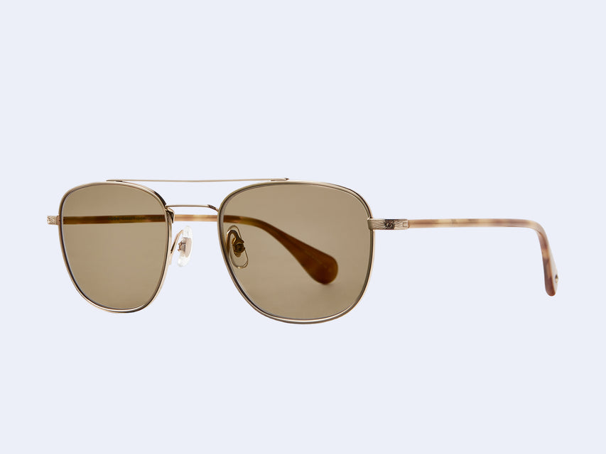 Garrett Leight Clubhouse II Sun (Gold-Ember Tortoise)