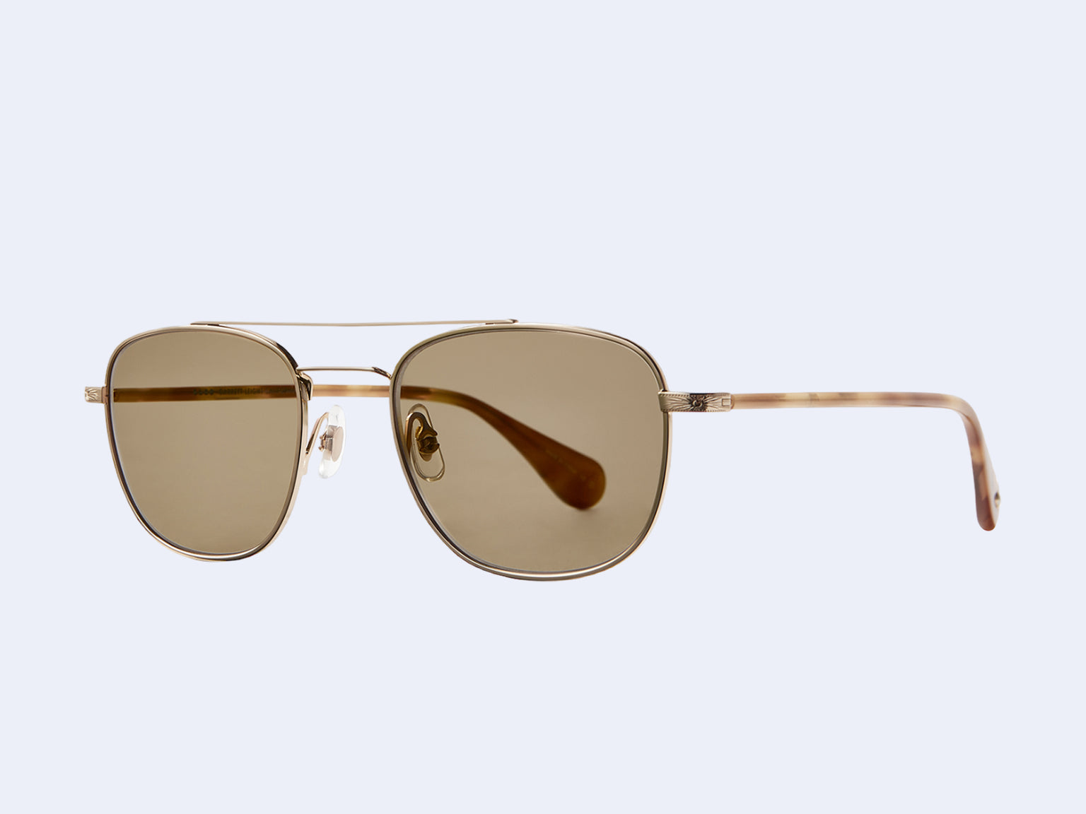 Garrett Leight Clubhouse II Sun (Gold-Ember Tortoise)