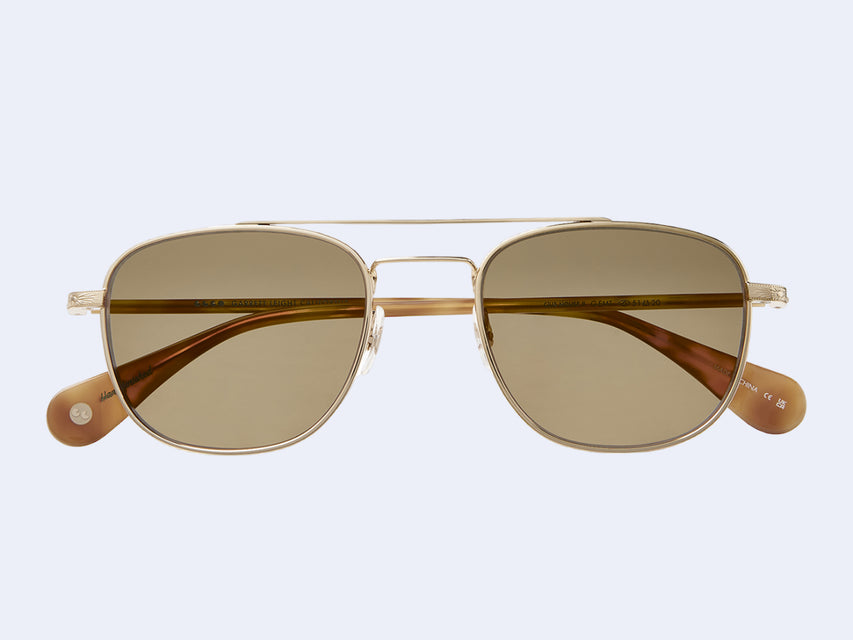 Garrett Leight Clubhouse II Sun (Gold-Ember Tortoise)