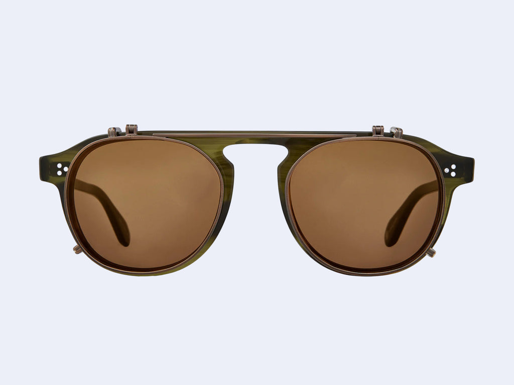 Garrett Leight Harding II Clip (Antique Gold)