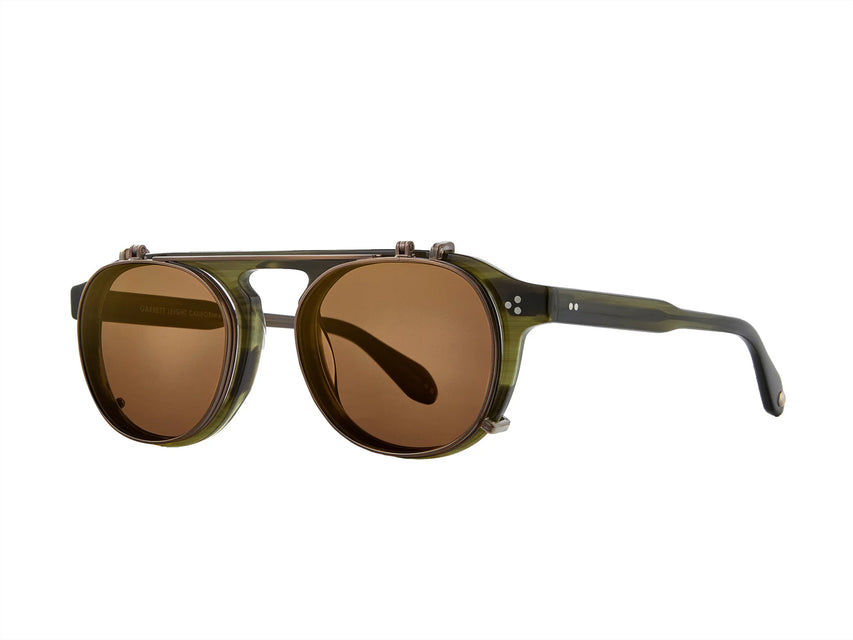 Garrett Leight Harding II Clip (Antique Gold)