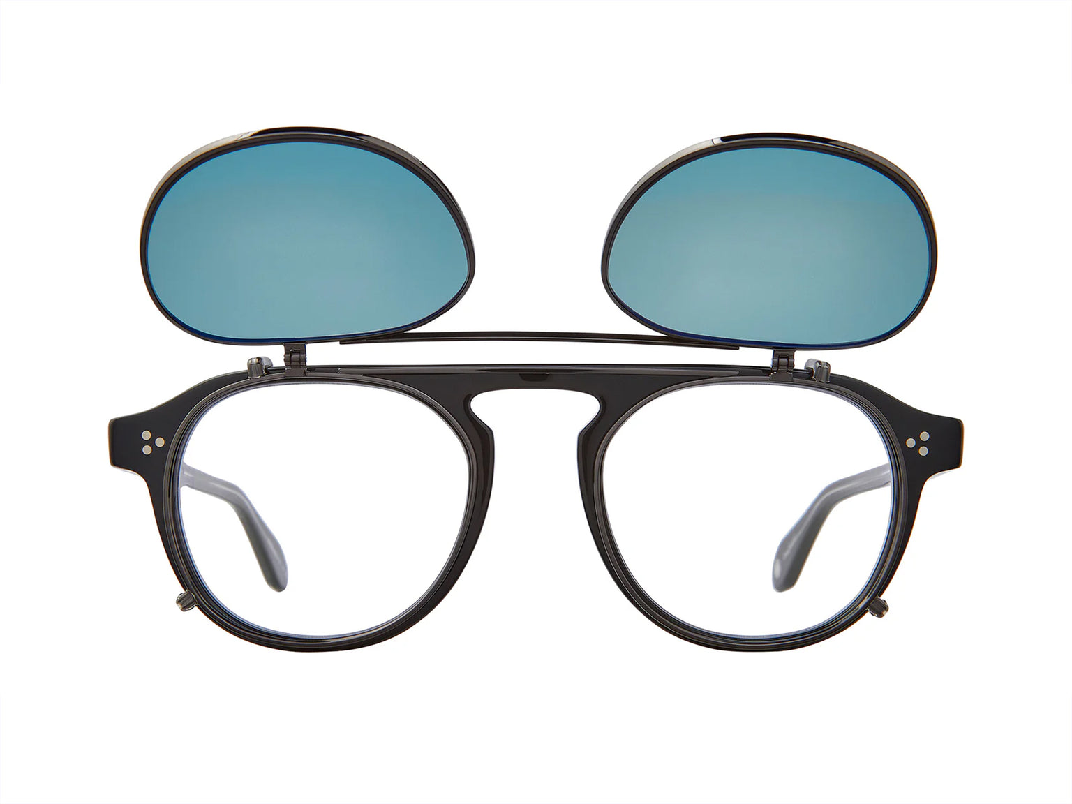 Garrett Leight Harding II Clip (Gunmetal)