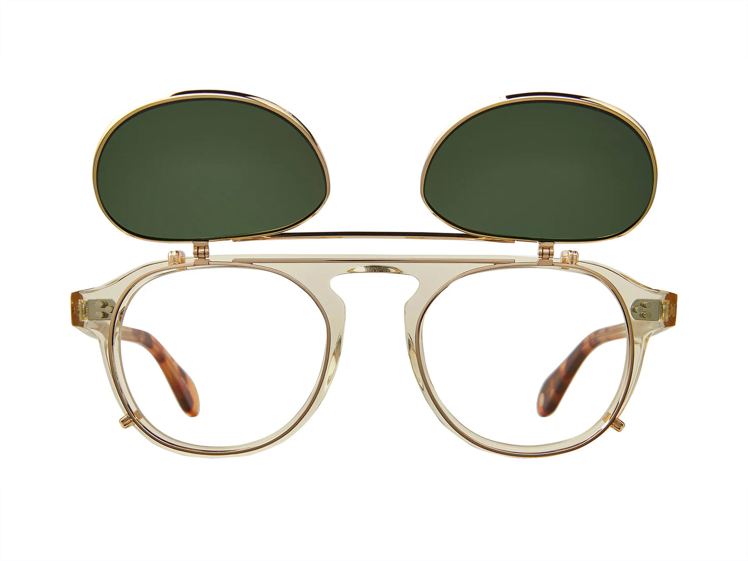 Garrett Leight Harding II Clip (Gold)