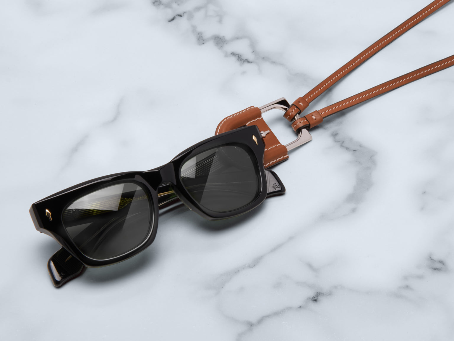 Jacques Marie Mage Bolin Eyewear Necklace (Camel)