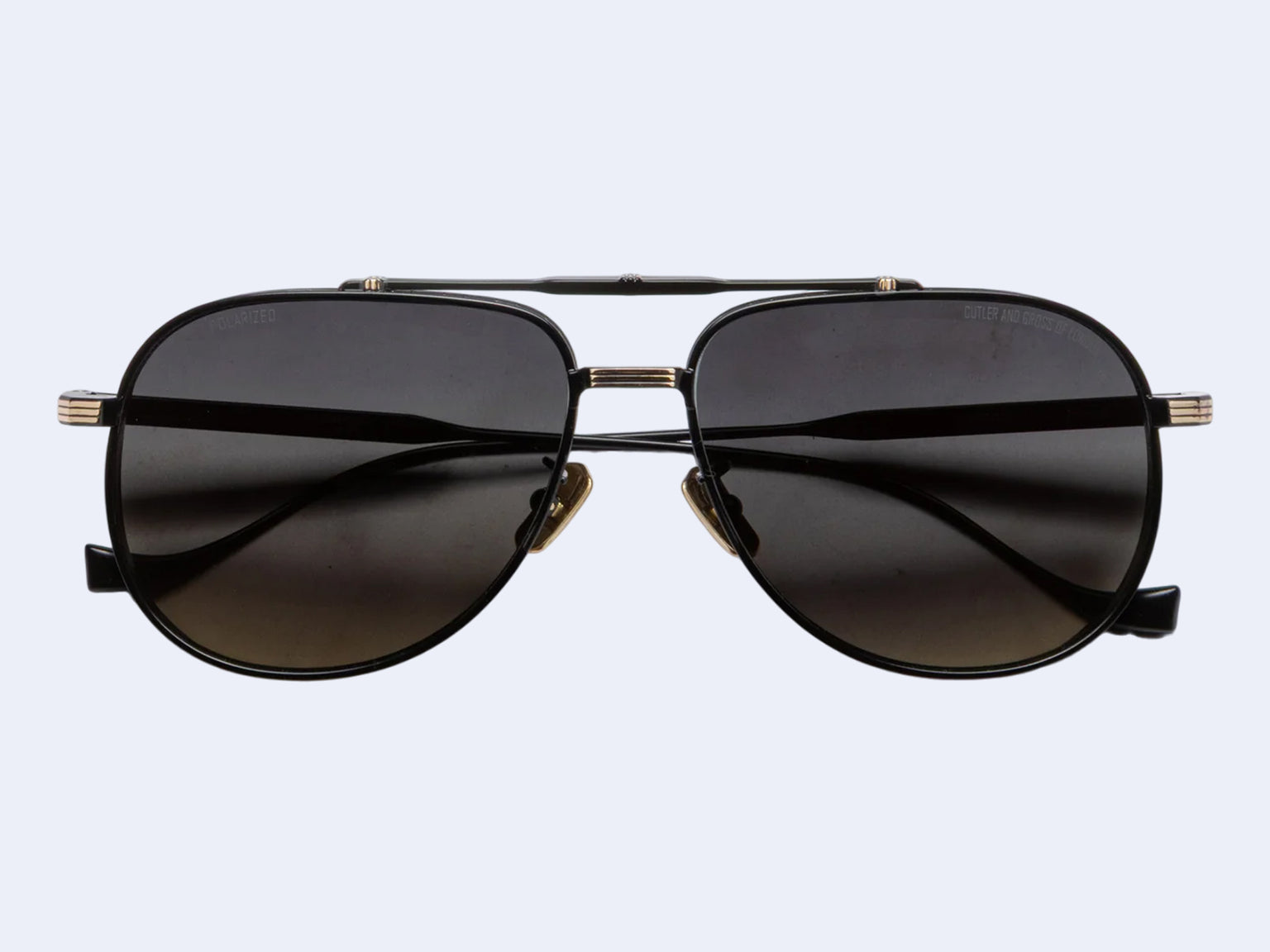 Cutler and Gross Sloane 1423 Aviator Sun (Black/Gold)