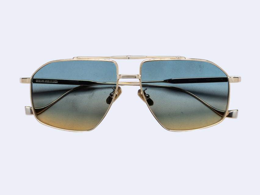Cutler and Gross Kensington 1424 Aviator Sun (Gold)
