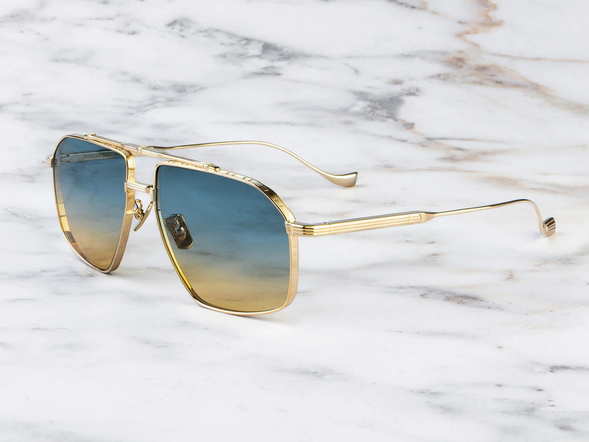 Cutler and Gross Kensington 1424 Aviator Sun (Gold)