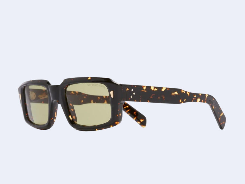 Cutler and Gross 9495 Rectangle Sun (Black on Havana)