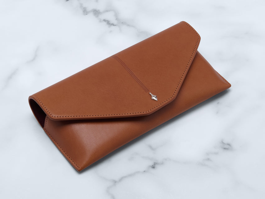 Jacques Marie Mage Envelope Circa Case (Camel)
