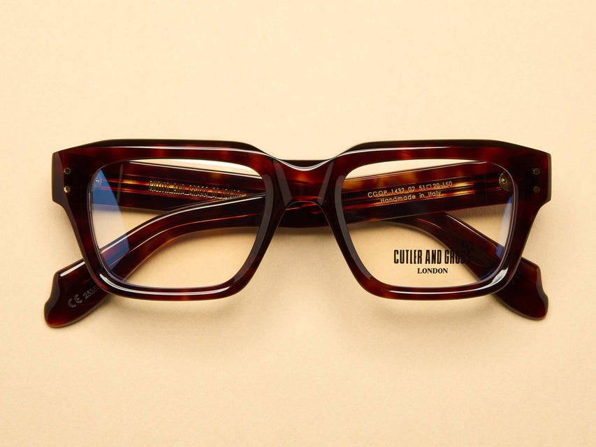 Cutler and Gross 1432 Square (Dark Turtle)