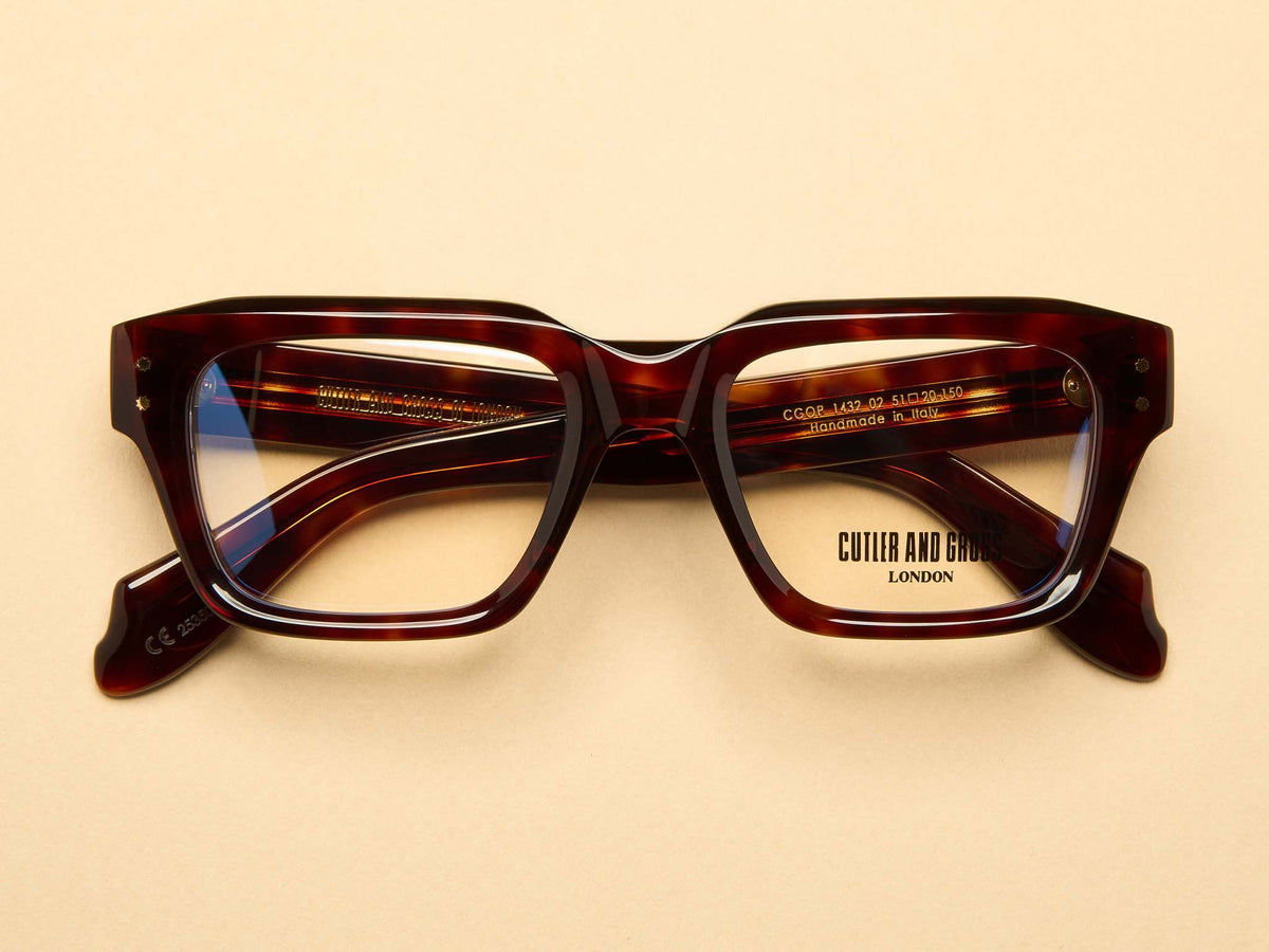Cutler and Gross 1432 Square (Dark Turtle)