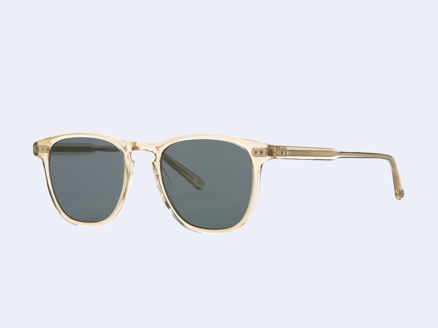 Garrett Leight Brooks Sun (Champagne with Semi-Flat Blue Smoke Lens)
