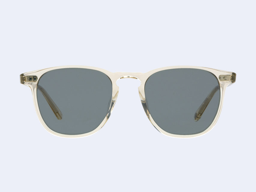 Garrett Leight Brooks Sun (Champagne with Semi-Flat Blue Smoke Lens)
