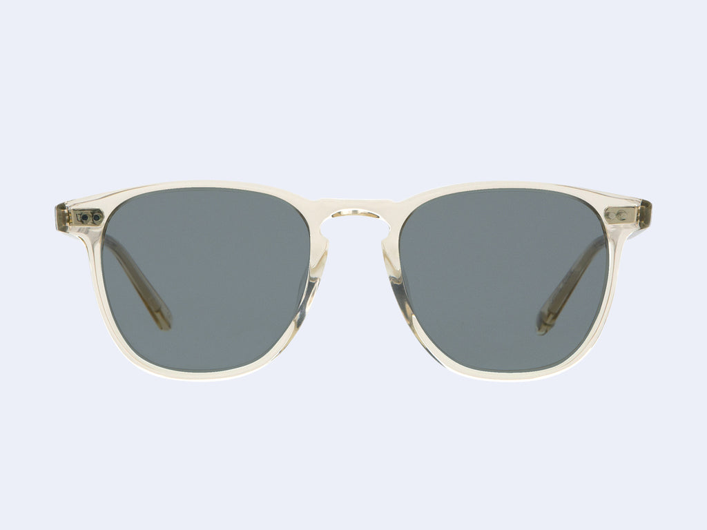 Garrett Leight Brooks Sun (Champagne with Semi-Flat Blue Smoke Lens)