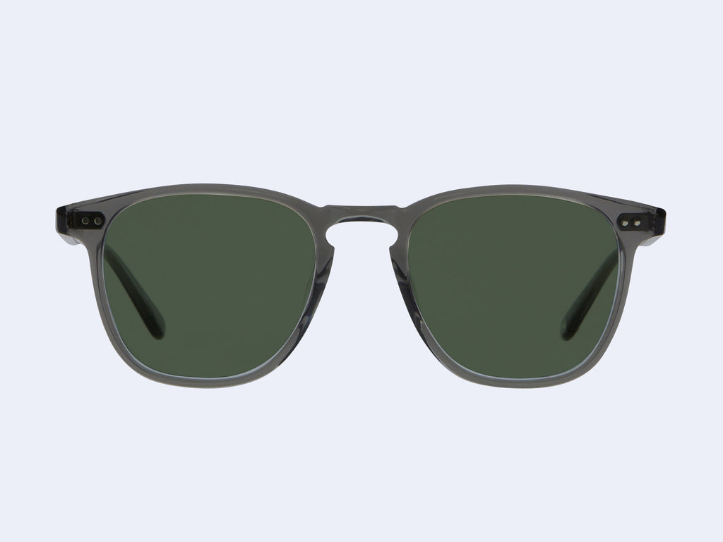 Garrett Leight Brooks Sun (Grey Crystal with Semi-Flat Pure G15 Lens)