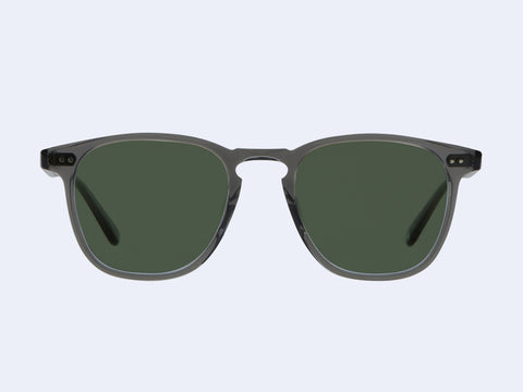 Garrett Leight Brooks Sun (Grey Crystal with Semi-Flat Pure G15 Lens)