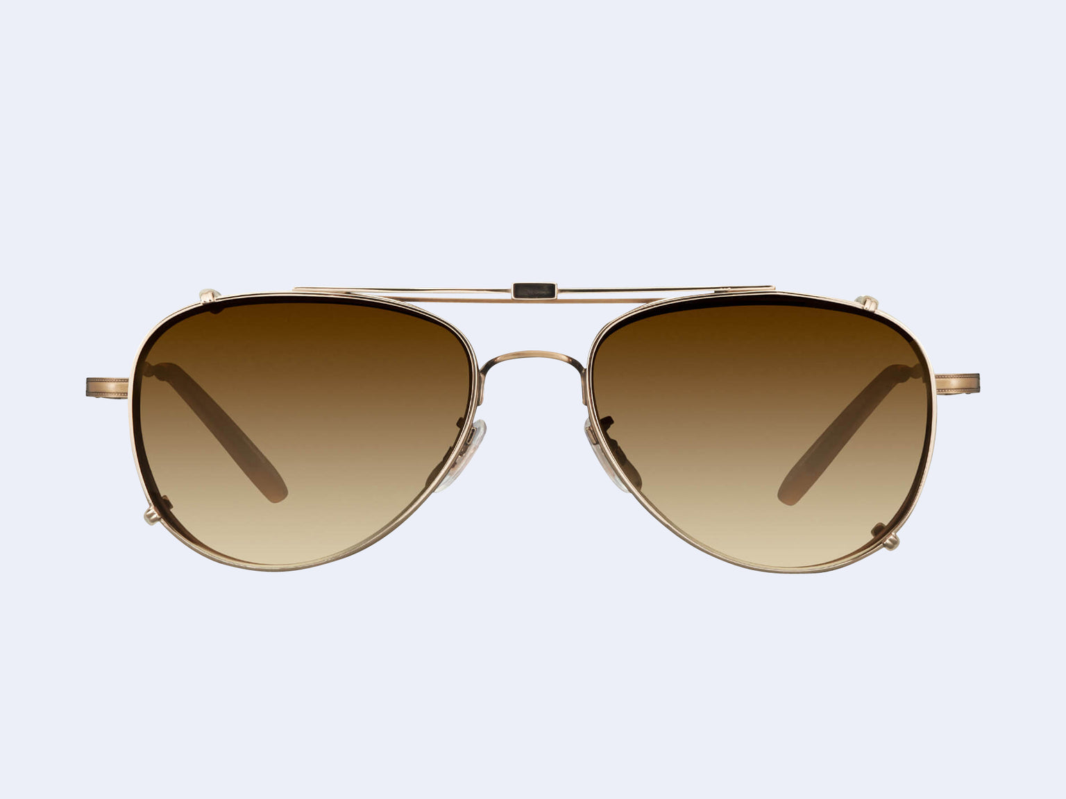 Garrett Leight Linnie Clip (Gold Sepia Gradient Lens)