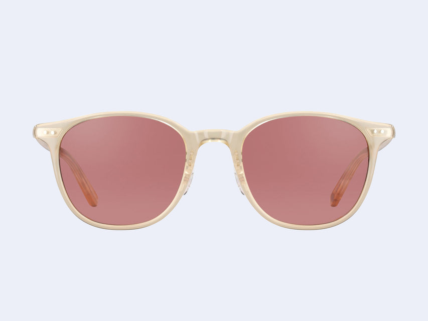Garrett Leight Beach Sun (Blonde-Silver with Bordeaux Lens)
