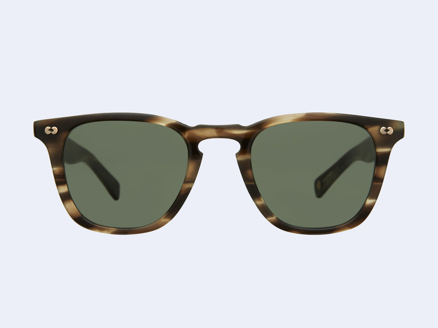 Garrett Leight Brooks X Sun (Kodiak Tortoise with Pure G15 Lens)