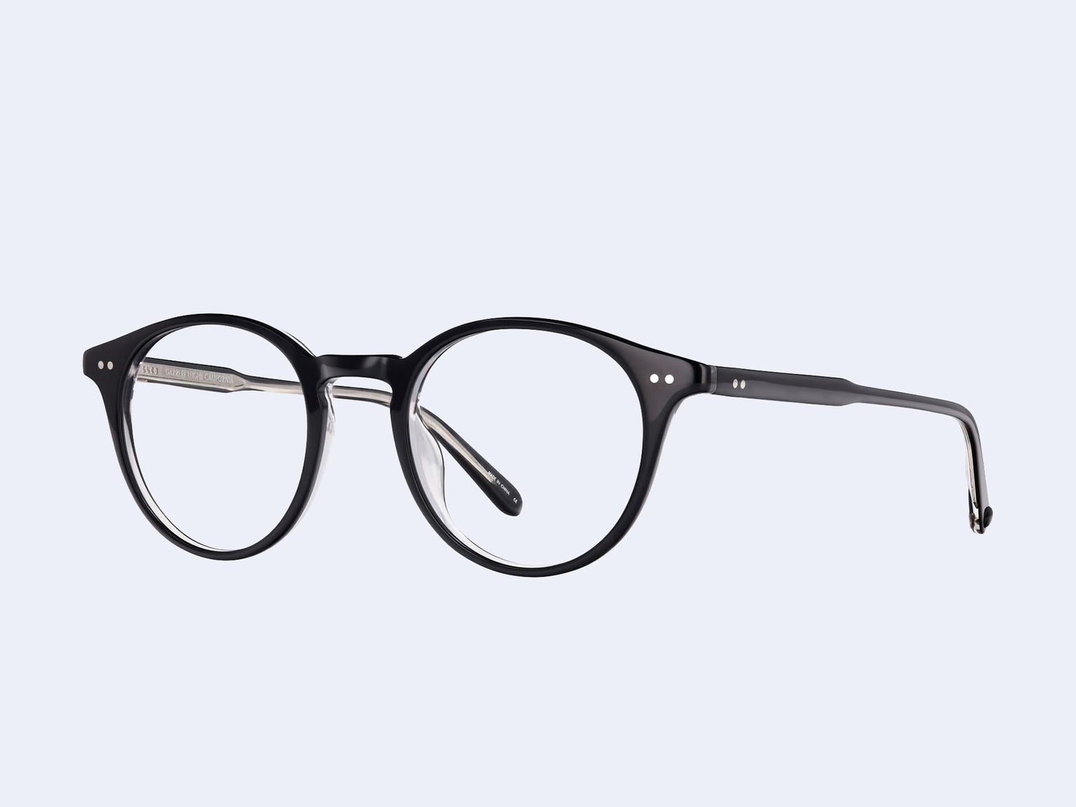 Garrett Leight Clune (Black Laminate Crystal)